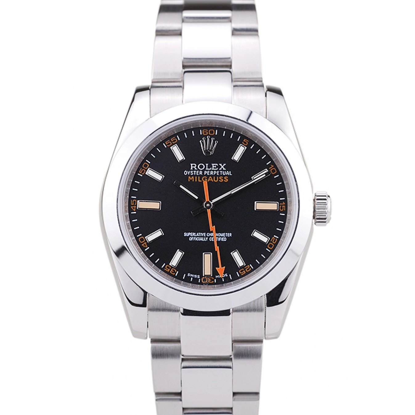Aaa fake watches srl155 Swiss Rolex Milgauss 0805